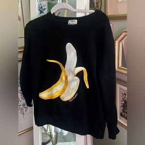 Acne Studios Carly Banana Crewneck Sweater